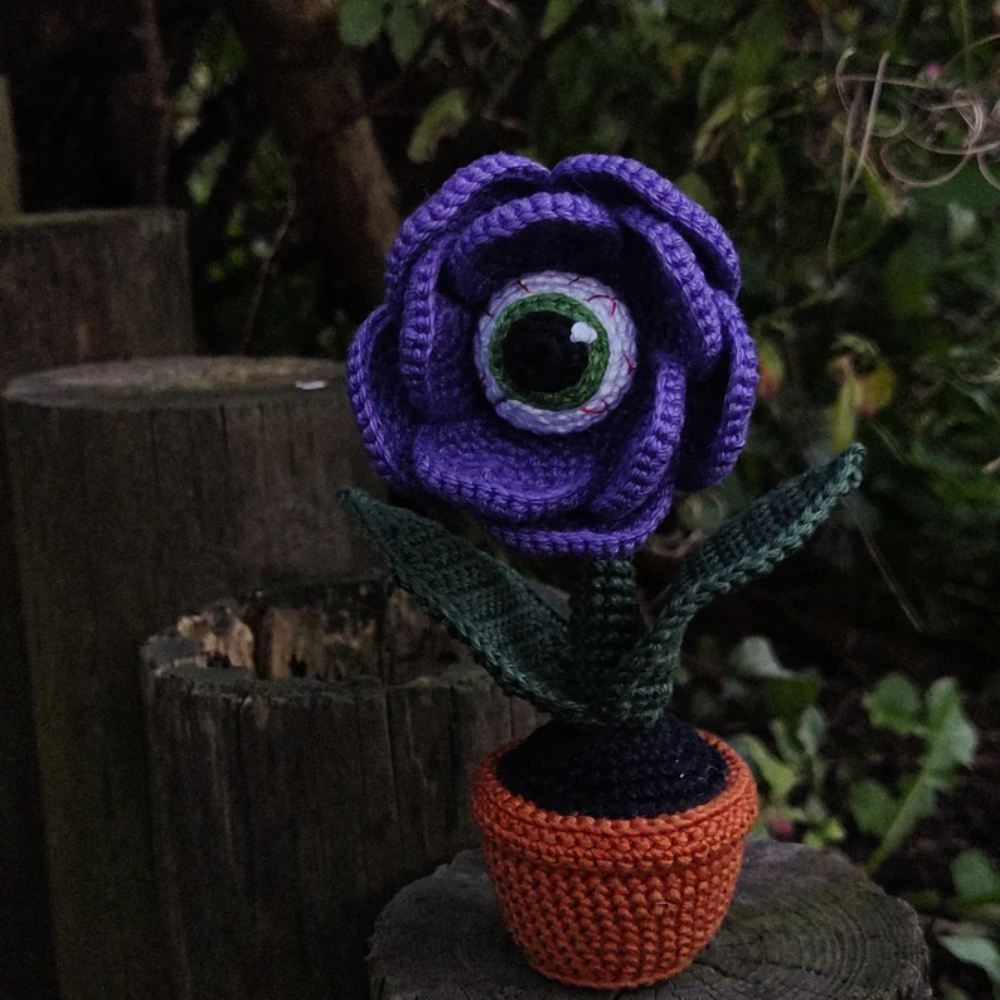 Eye Bloom Crochet Pattern