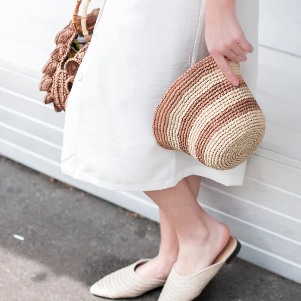 Mocha Stripe Bucket Hat Crochet Pattern