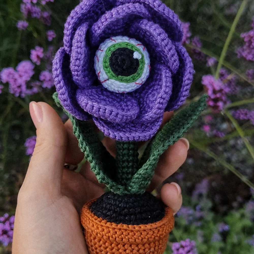 Eye Bloom Crochet Pattern