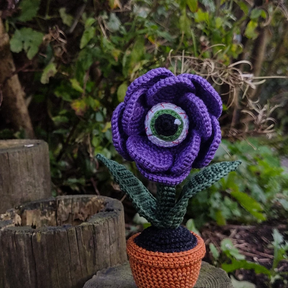 Eye Bloom Crochet Pattern