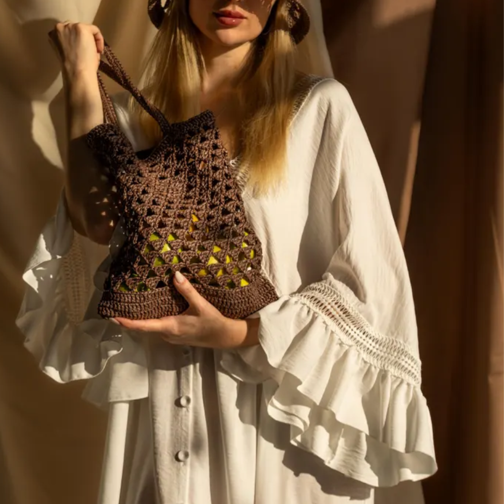 Boho Prism Tote Crochet Pattern