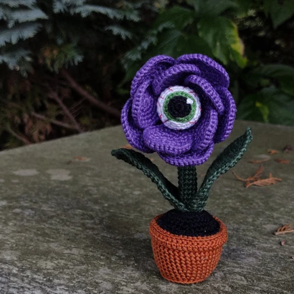 Eye Bloom Crochet Pattern