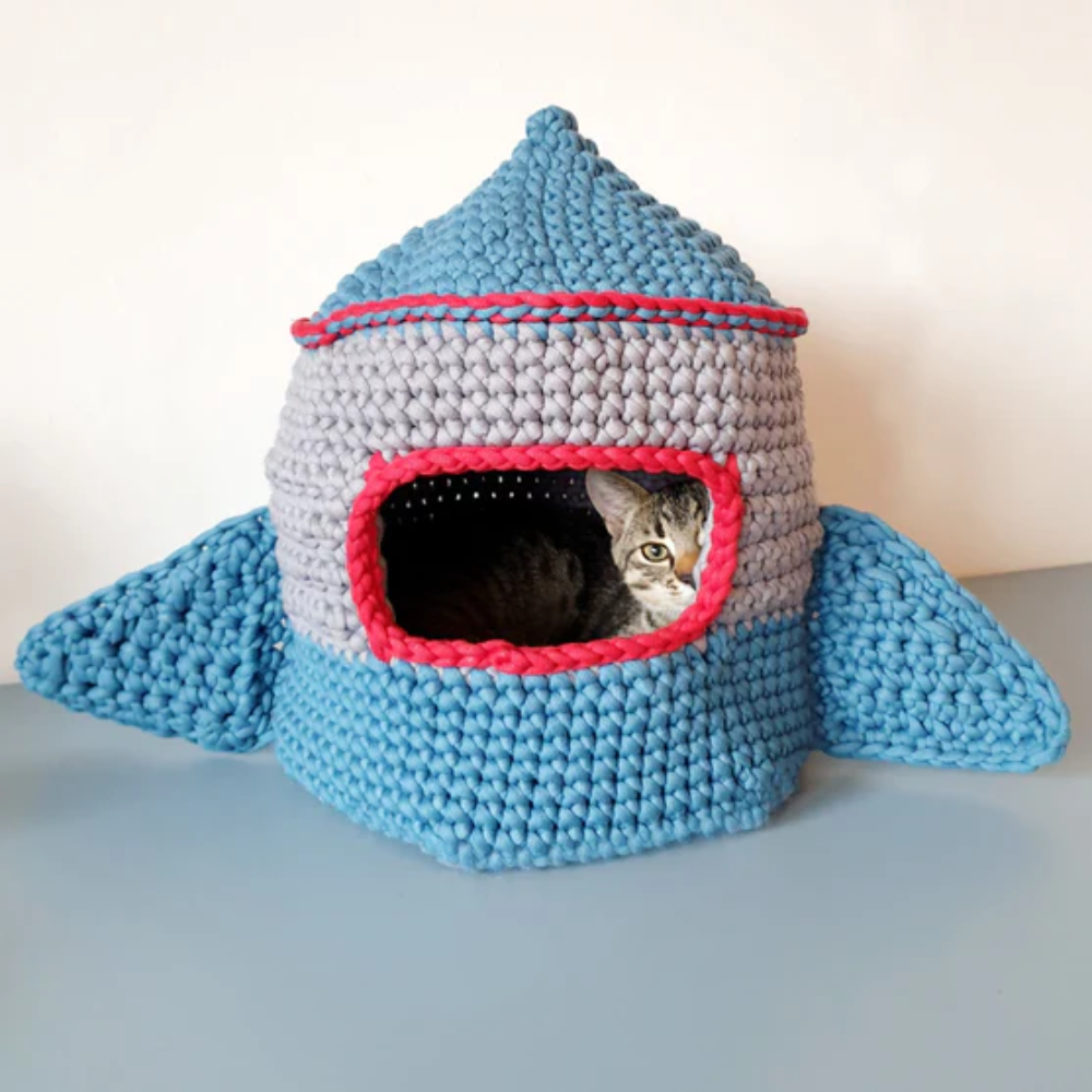 4-in-1 Cat House Crochet Pattern