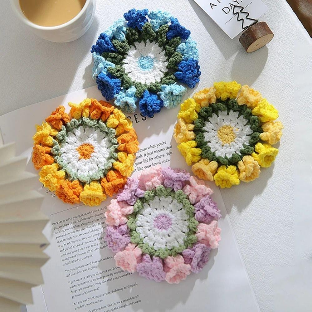 Lily Pad Coaster Crochet Pattern