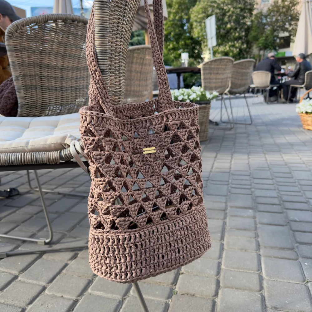 Boho Prism Tote Crochet Pattern