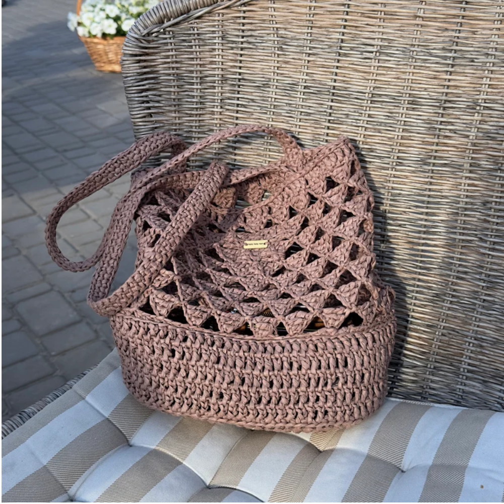 Boho Prism Tote Crochet Pattern