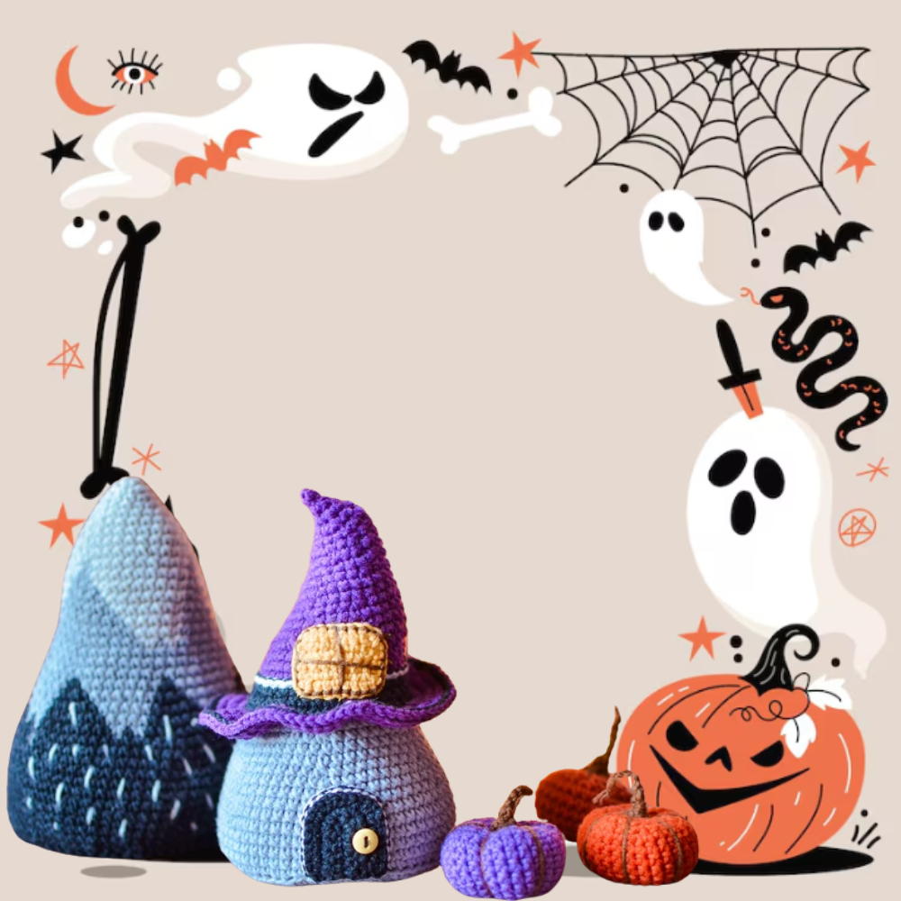 Witchy Cottage Crochet Pattern