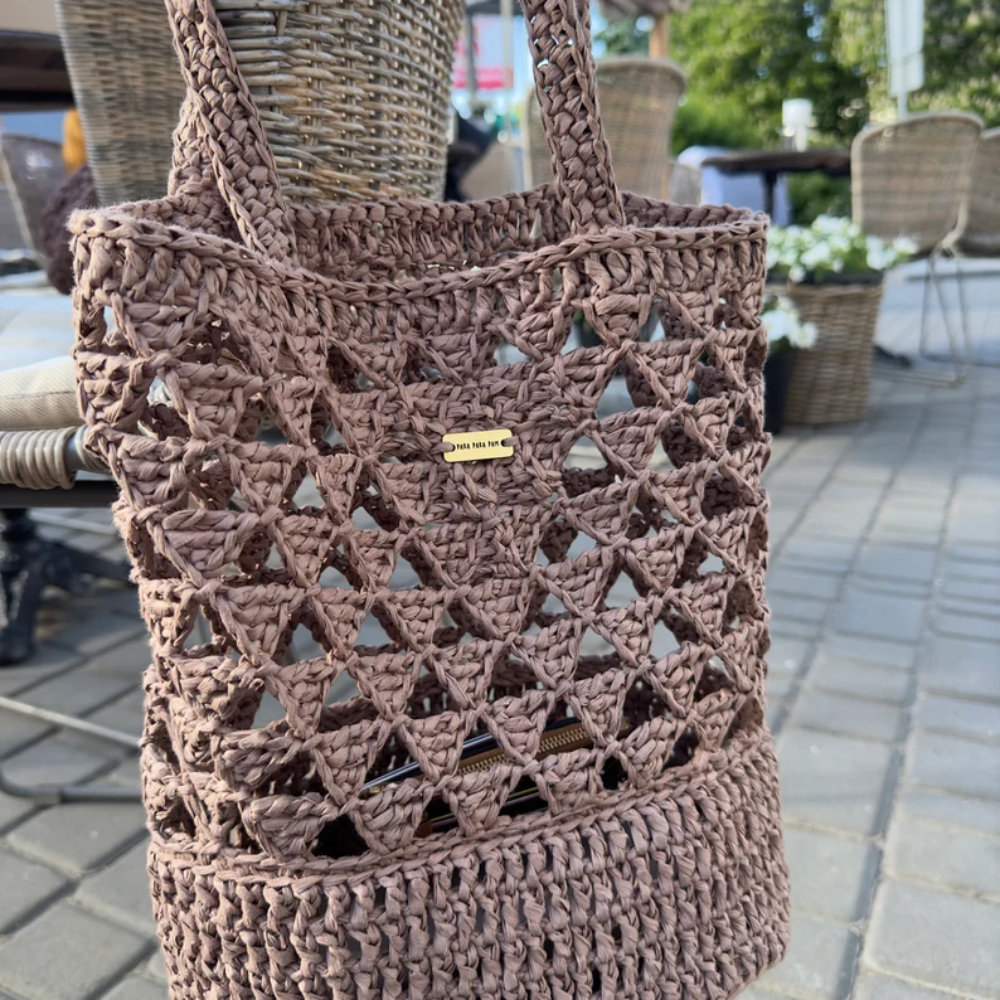 Boho Prism Tote Crochet Pattern