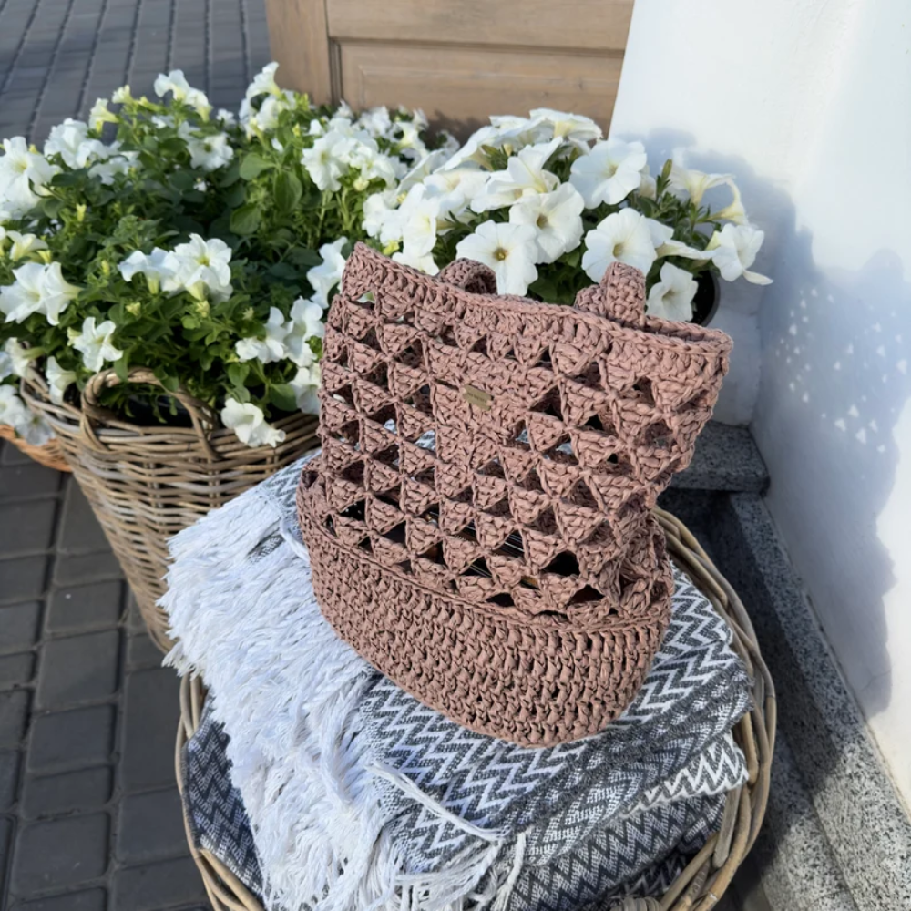 Boho Prism Tote Crochet Pattern