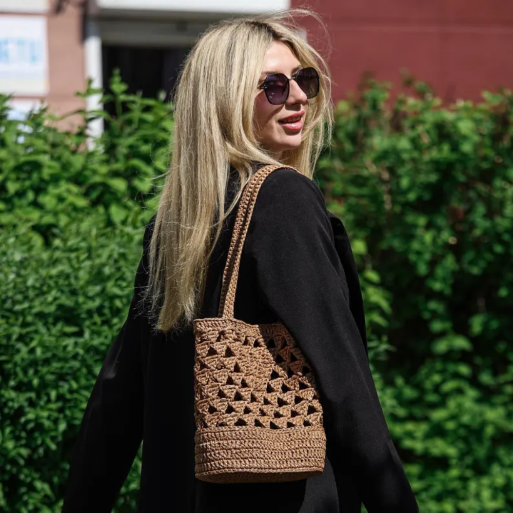 Boho Prism Tote Crochet Pattern