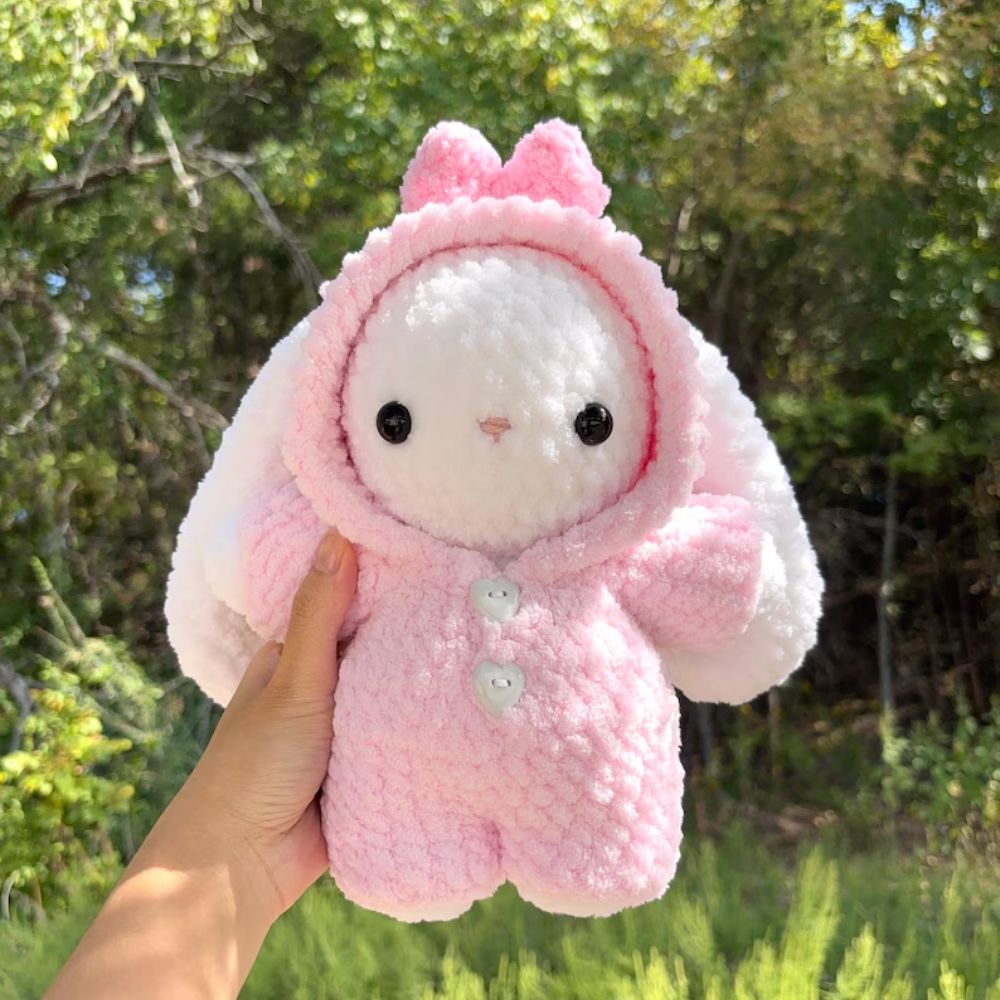 Teddy & Cotton Bunny 2 in 1 Crochet Pattern