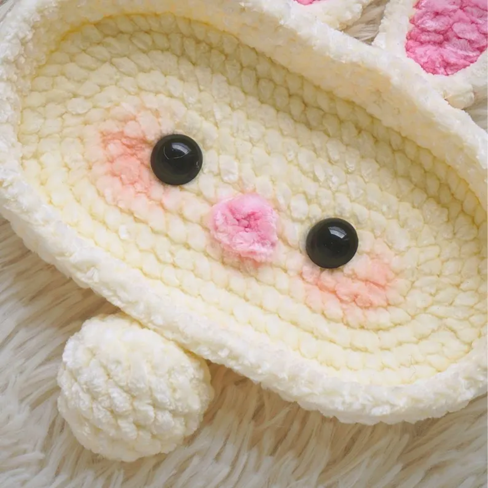 Bunny Eyeglasses Holder Crochet Pattern