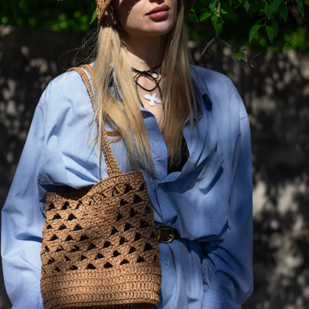 Boho Prism Tote Crochet Pattern