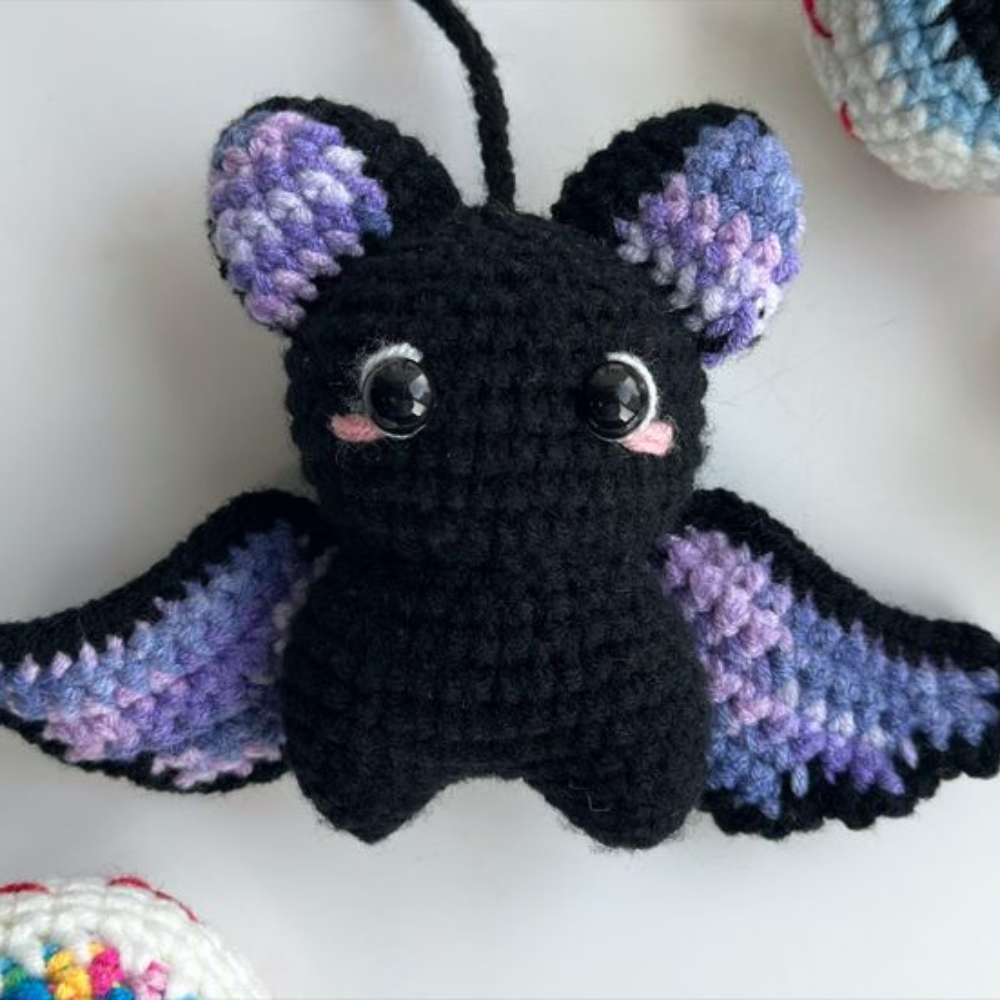 Spooky Bat & Eyeballs Crochet Pattern