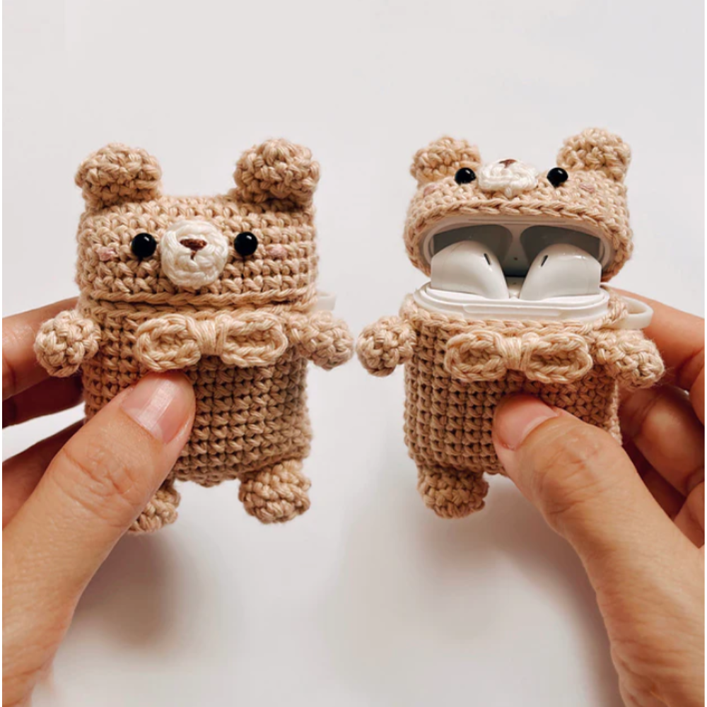 Air Pods Case Bearnd Rabbit Crochet Pattern