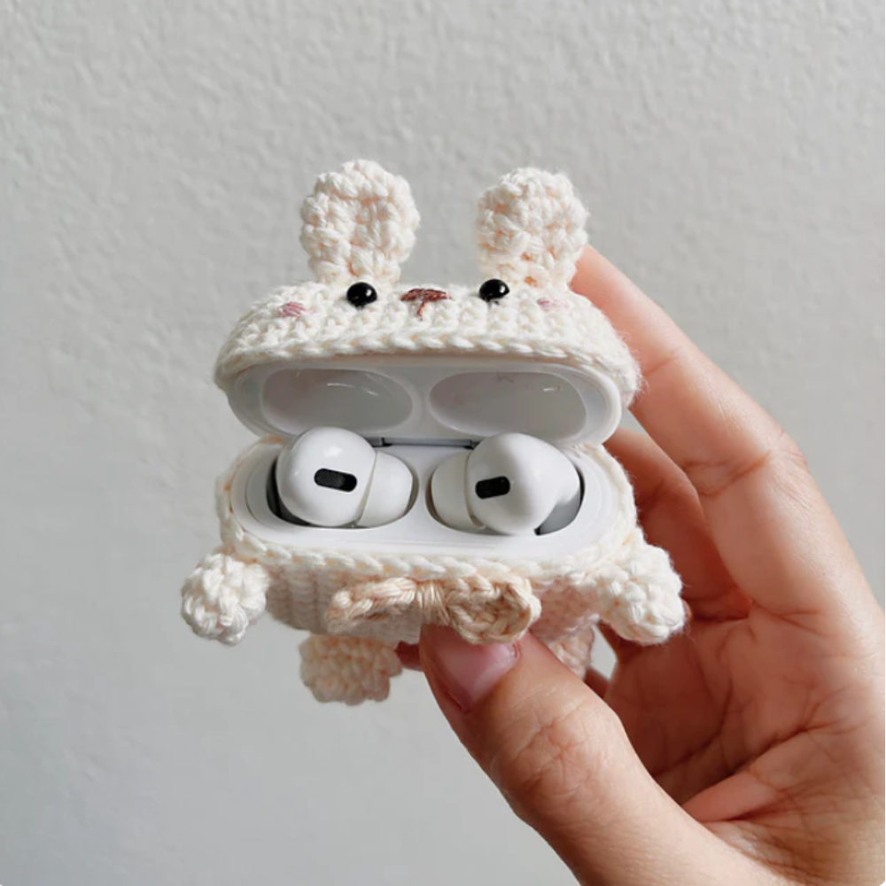 Air Pods Case Bearnd Rabbit Crochet Pattern