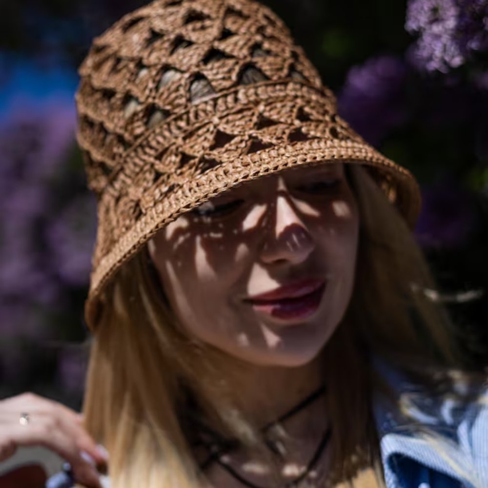 Sage Bloom Bucket Hat Crochet Pattern