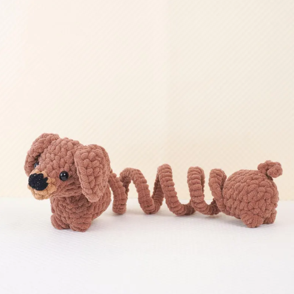 3 -in- 1 Sausage Dog Family Crochet Pattern