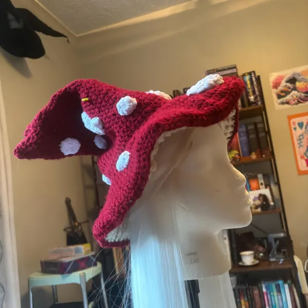 Mushroom Witch Hat Crochet Pattern