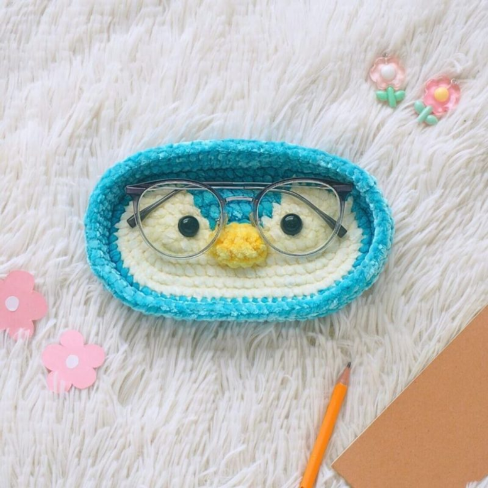 Combo 6 in 1 Whimsical Animal Eyeglass Holder Crochet Pattern