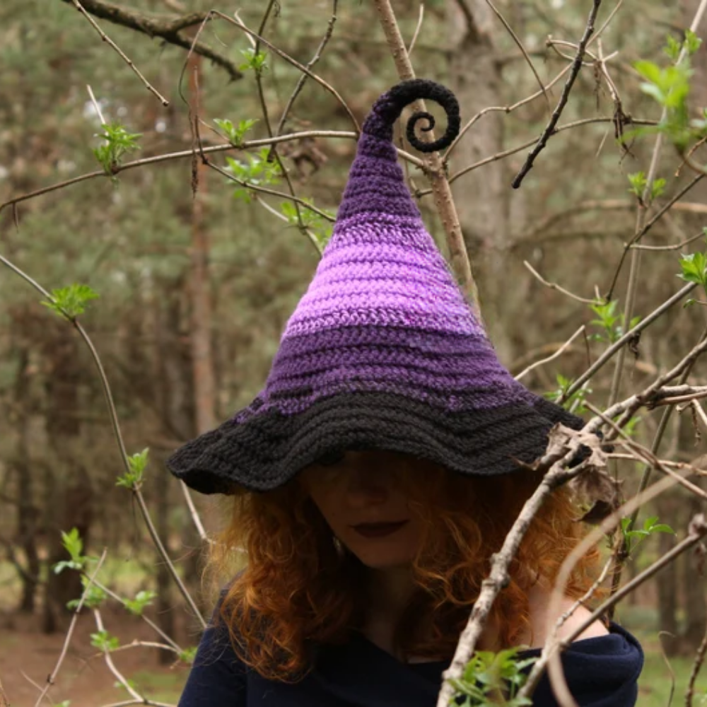 Witch Hat Halloween Crochet Pattern Set