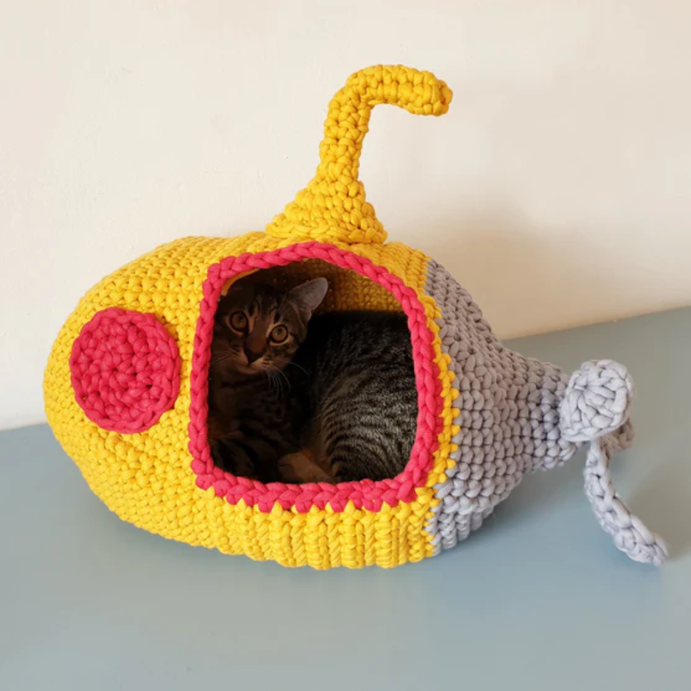 4-in-1 Cat House Crochet Pattern