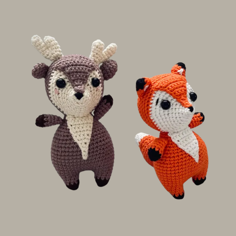 Forest Friends Crochet Pattern Set