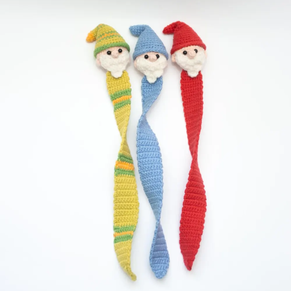 Gnome Bookmark Crochet Pattern