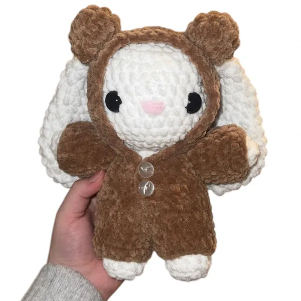 Teddy & Cotton Bunny 2 in 1 Crochet Pattern