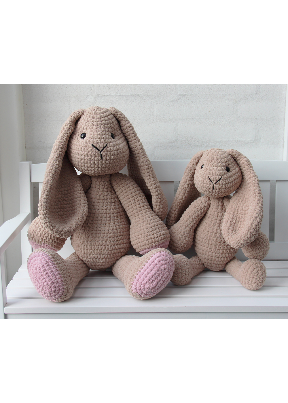 Biggie & Mini Bunnies Crochet Pattern