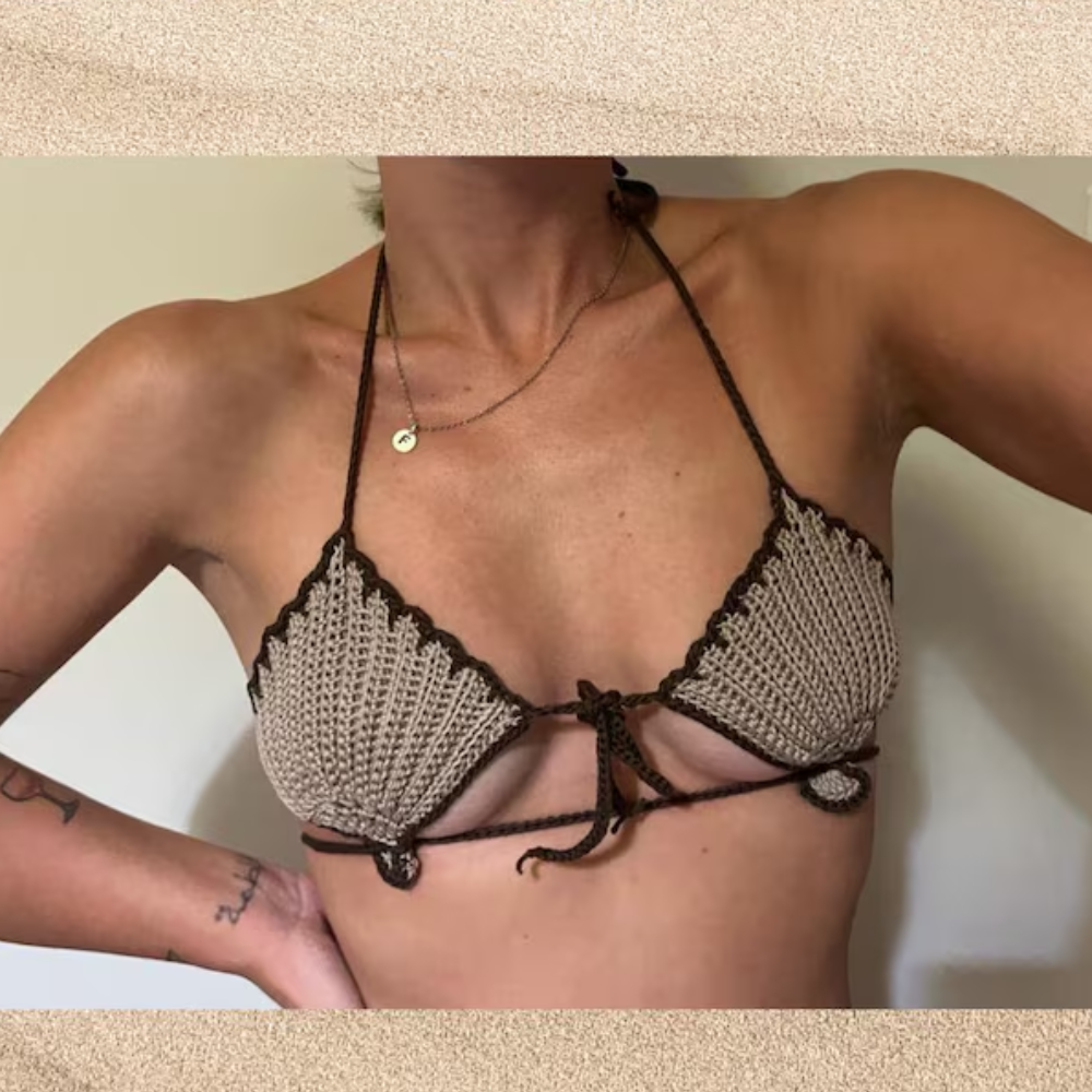 Shell Bra Crochet Pattern