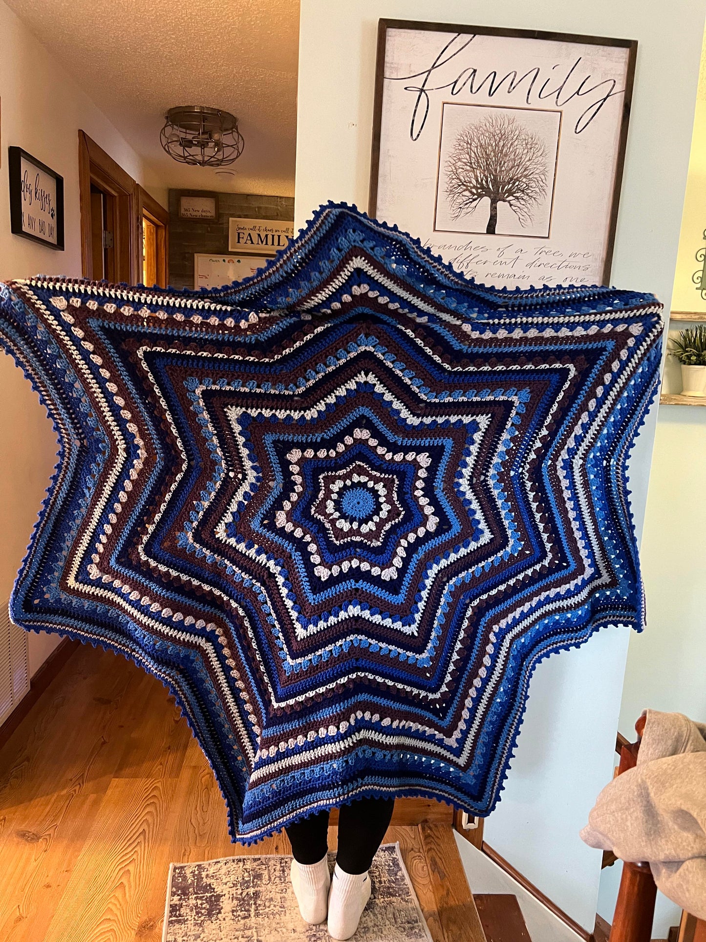 Sweet Starburst Blanket Crochet Pattern