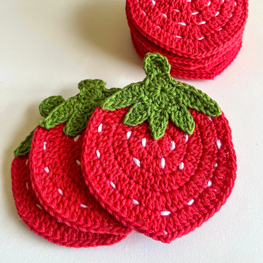 Combo 7 in 1 Fruit Coasters Crochet Pattern