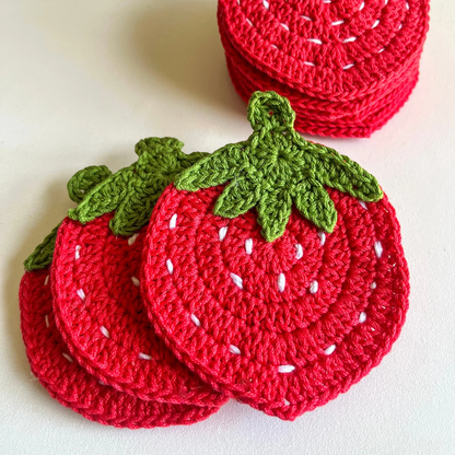 Combo 7 in 1 Fruit Coasters Crochet Pattern
