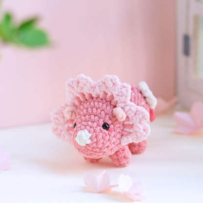 Gentle Triceratops Crochet Pattern