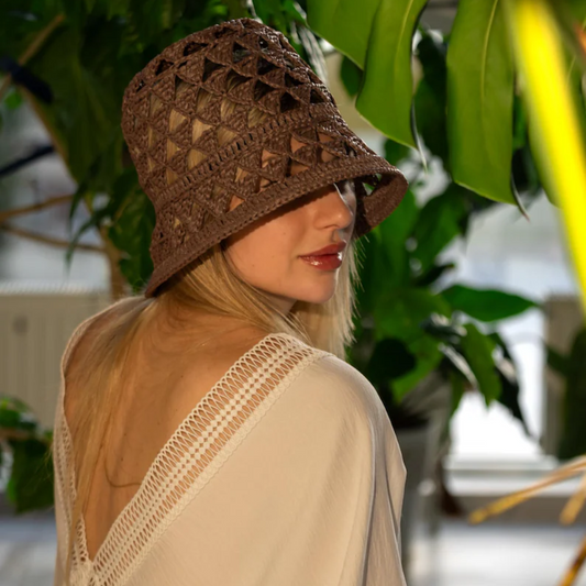 Sage Bloom Bucket Hat Crochet Pattern