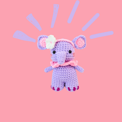 Joyful Elephant Crochet Pattern