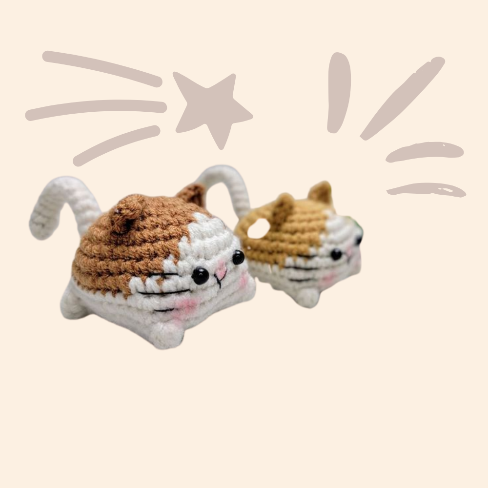 Loafy Kitty Trio Crochet Pattern