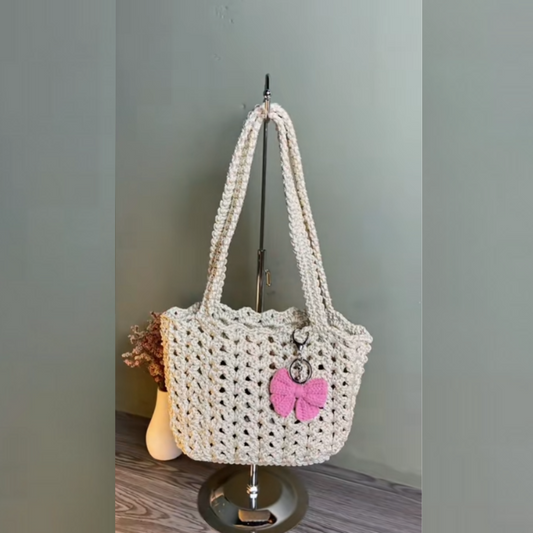 Lacy Tote Bag Crochet Pattern