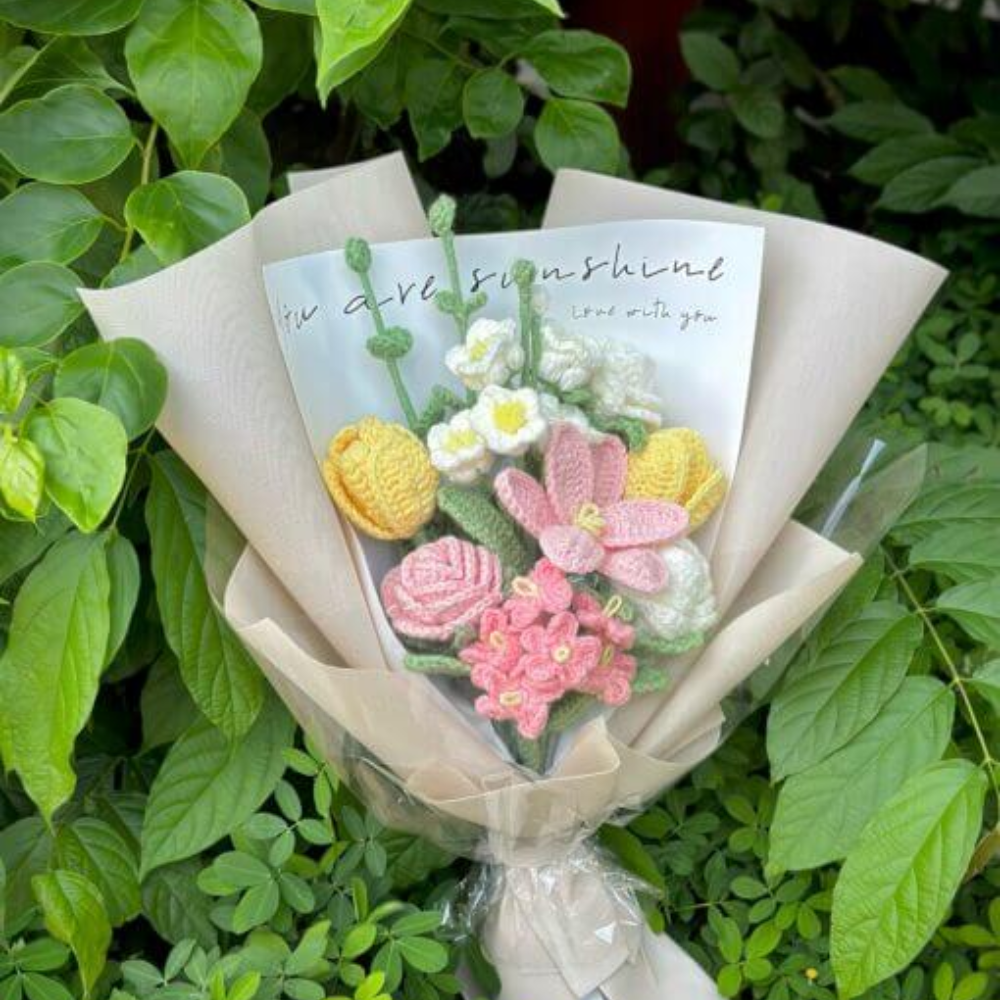 Flowers Bouquet Crochet Pattern