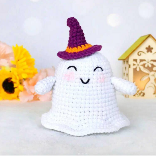Witchy Boo Ghost Crochet Pattern