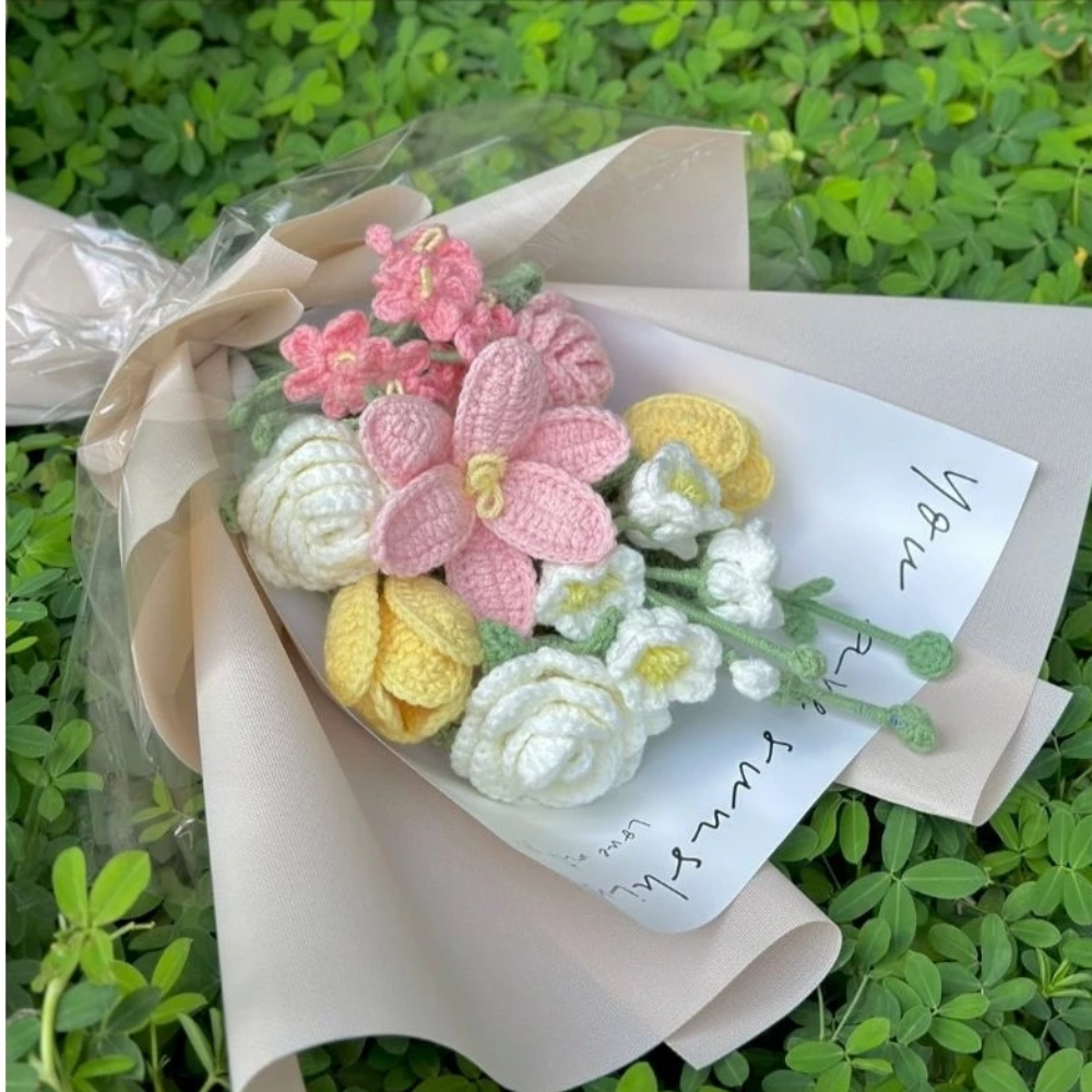 Flowers Bouquet Crochet Pattern