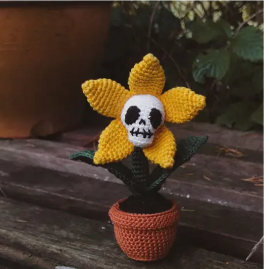 Spooky Sunflower Crochet Pattern