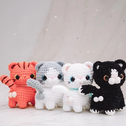Fluffy Kitty Friend Crochet Pattern