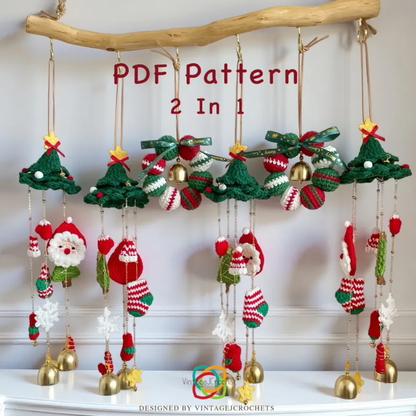2-in 1 Christmas Wonderland Decor Crochet Pattern