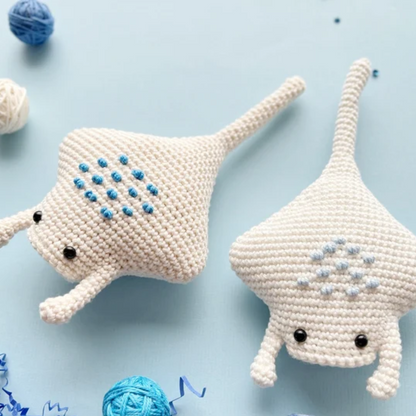 Colorful Sea Animal Crochet Pattern Set