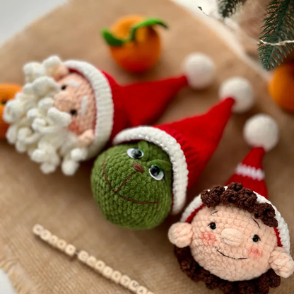 Christmas Trio  Crochet Pattern