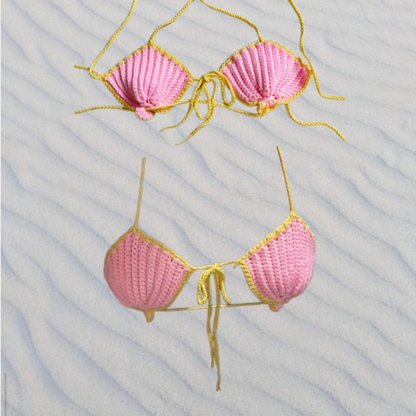 Shell Bra Crochet Pattern