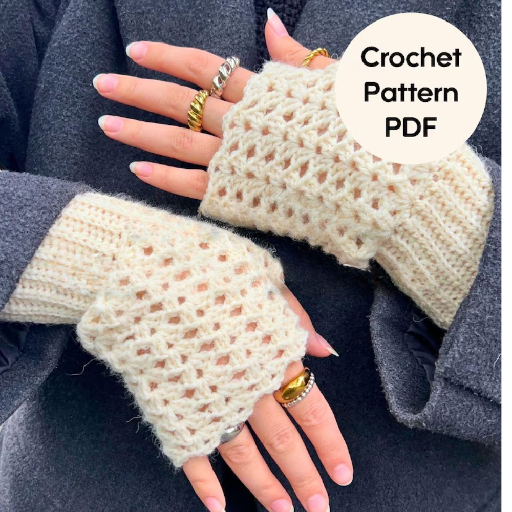 Hand Warmers Crochet Pattern