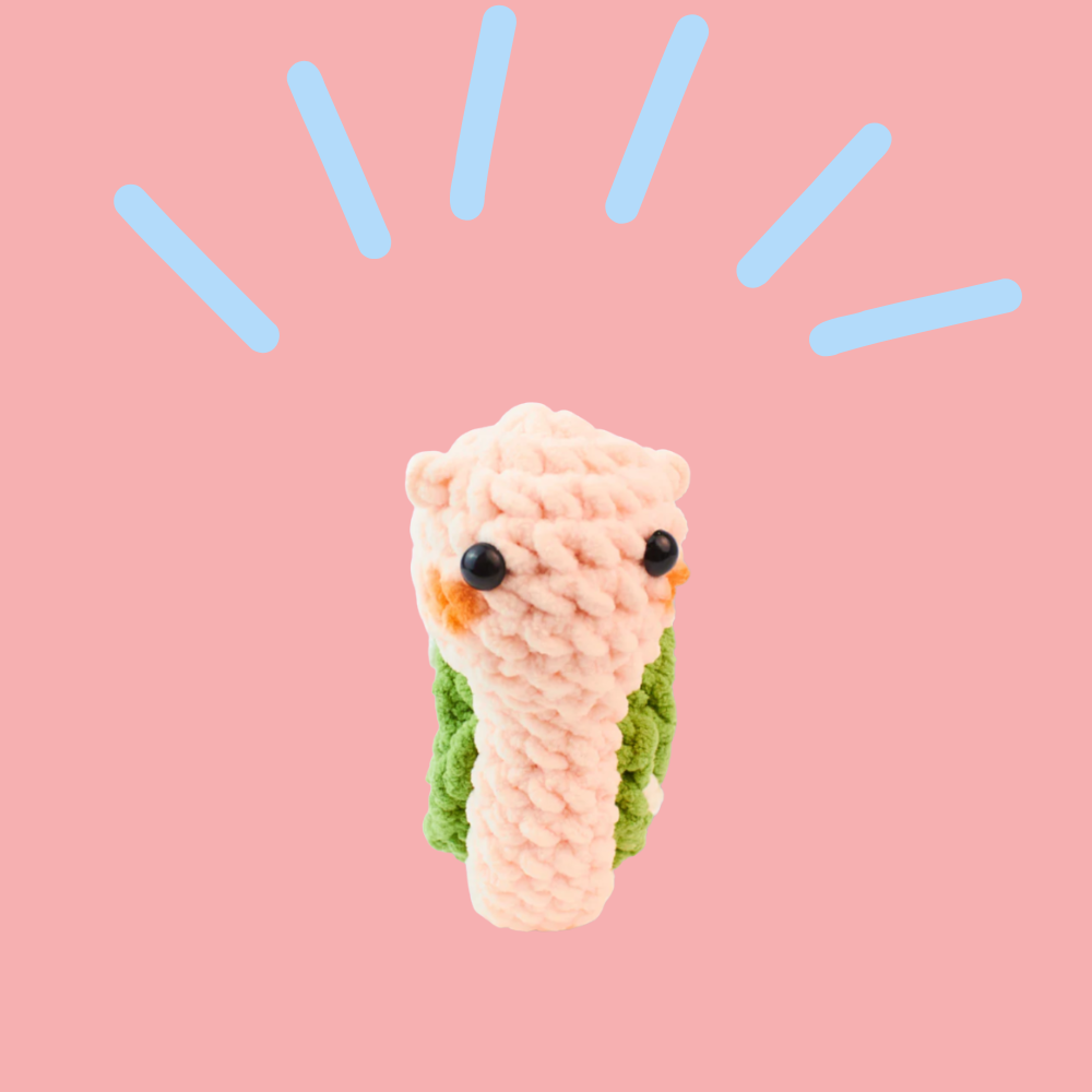 Matcha Roulade Snail Crochet Pattern